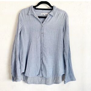Xirena Beau Boyfriend Cotton Gauze Shirt